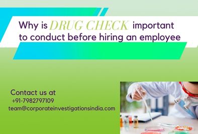Importance of Drug Test before hiring an Employee