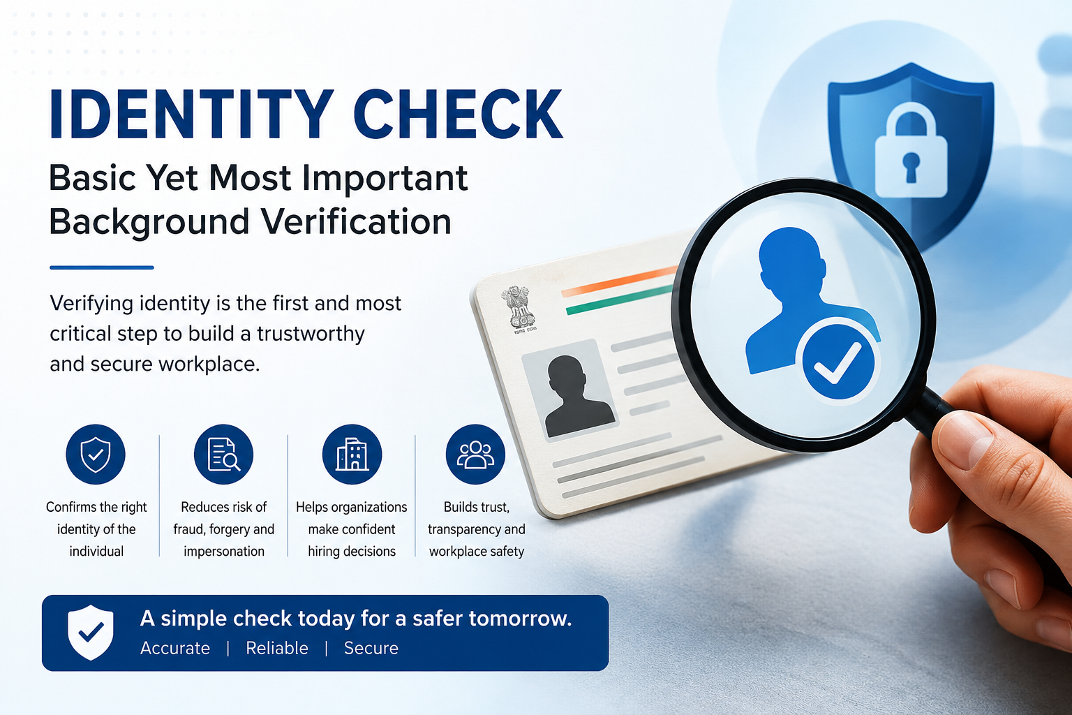 Every successful background check starts with a verified identity
