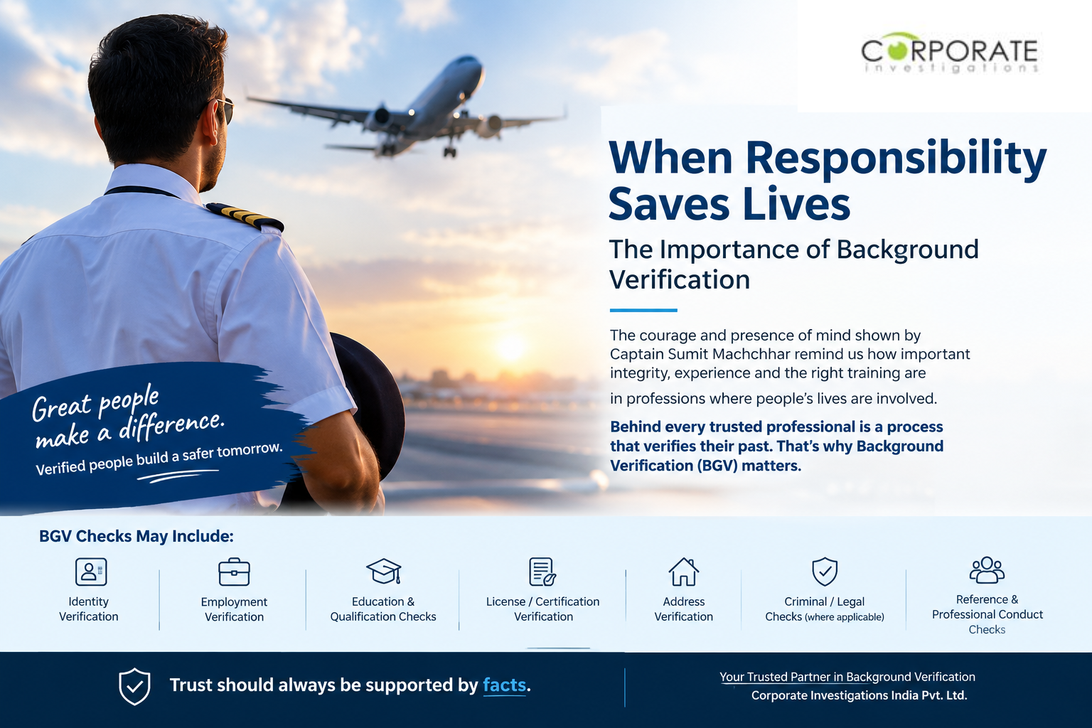 Why Background Verification Matters in Aviation: Ensuring Pilot Safety, Trust & Responsibility